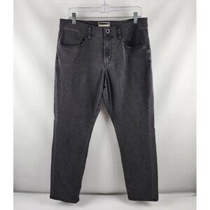 Travis Mathew Jeans Mens 33x30 Black Straight Leg Denim